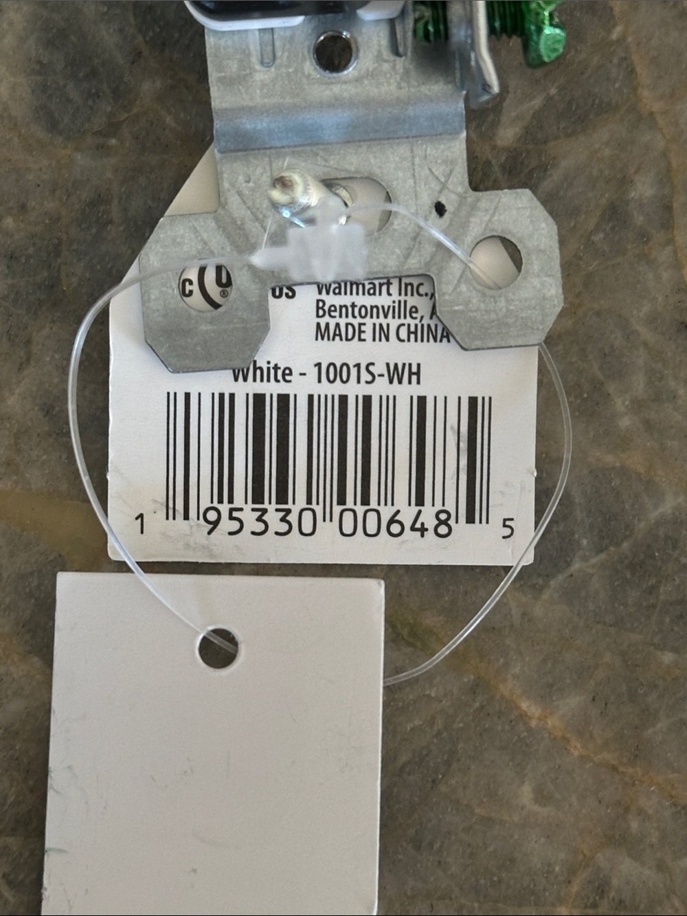 Single-Pole Toggle Light Switch - White - Picture 2 of 2